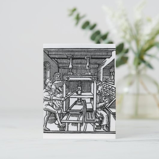 印刷機 ポストカード (スタンド正面)