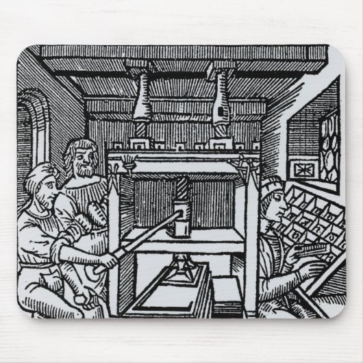 印刷機 マウスパッド (正面)