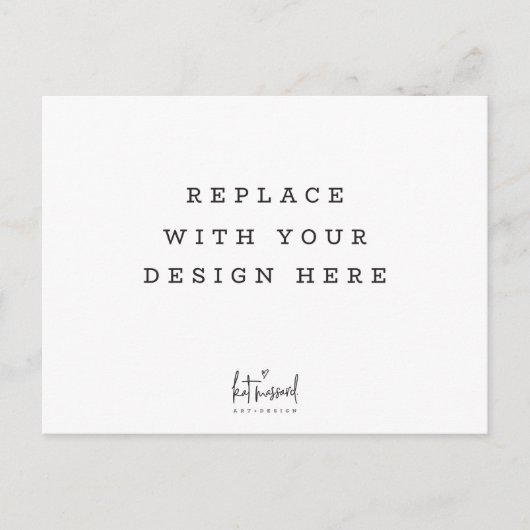 印刷注文 7x5インチ 横向き ランドスケープ ポストカード (正面)