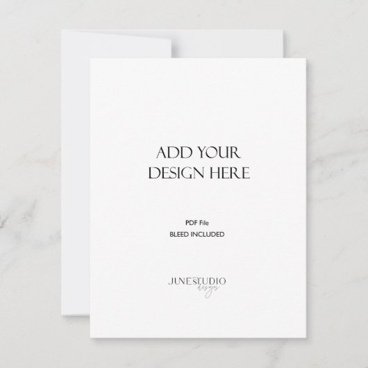 印刷注文 _4.25x5.5" 縦型カード 招待状 (正面)