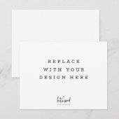 印刷注文  5.5 x 4.25インチの長い横型カード 招待状 (正面/裏面)