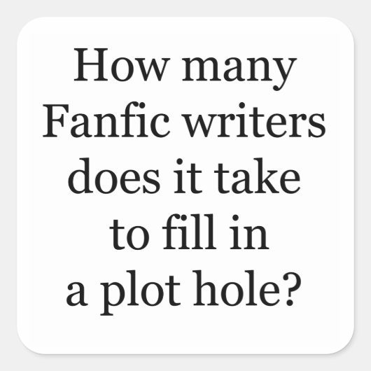 印刷穴 スクエアシール (正面)