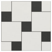 印刷綿布、タイル模様 ファブリック (クローズアップ)