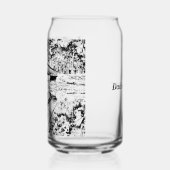 印刷缶ガラス ガラス缶 (左)