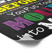 印刷考え可能なポスターを話印刷する前に ポスター (角)