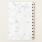 印刷金ゴールド蝶 プランナー手帳 (裏面)