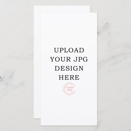 印刷4" x 8"結婚式 プログラム (正面/裏面)