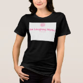 印刷Tシャツの下に白の黒 トライブレンドＴシャツ (正面)