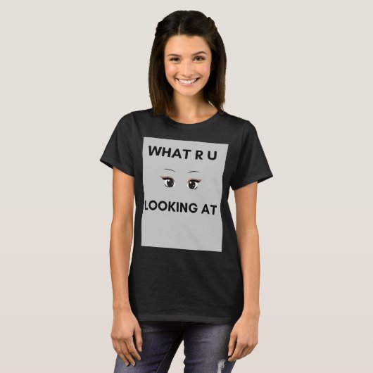 印刷Tシャツを見るR U Tシャツ (正面フル)