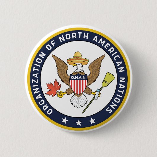 印章 – 無限の冗談 缶バッジ (正面)