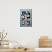 印籠とタバコ入れ ポスター (キッチン)