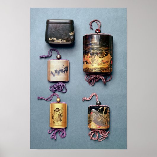 印籠とタバコ入れ ポスター (正面)