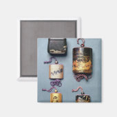 印籠とタバコ入れ マグネット (正面/裏面)