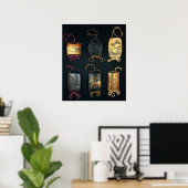 印籠ケース, 19世紀 ポスター (ホームオフィス)