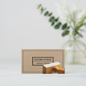 印紙枠公証・法務用ビジネスカー 名刺 (スタンド正面)