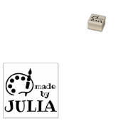 印紙製美術パレット ラバースタンプ (押印)