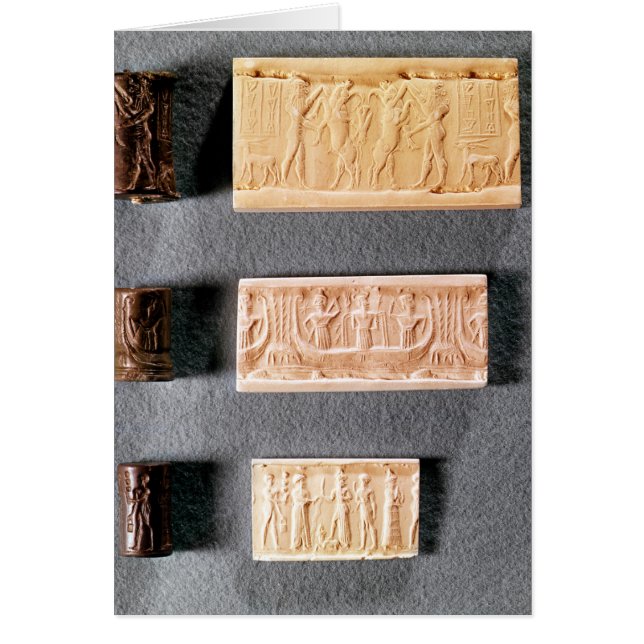 印象が付いている3つのシリンダーシール、 (正面)