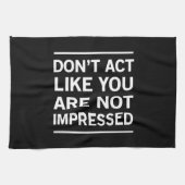 印象づけられないように機能しないで下さい キッチンタオル (横)