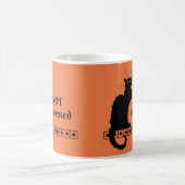 印象づけられないLe Chat Noir コーヒーマグカップ (中央)