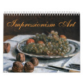 印象主義の芸術のカレンダー カレンダー (カバー)