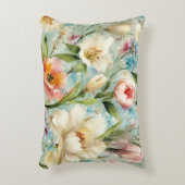 印象主義スタイルの春の花 アクセントクッション (正面(垂直))