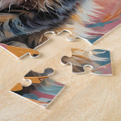 印象主義子猫ジグソーパズル ジグソーパズル (側面)