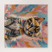 印象主義子猫パズル ジグソーパズル (横)