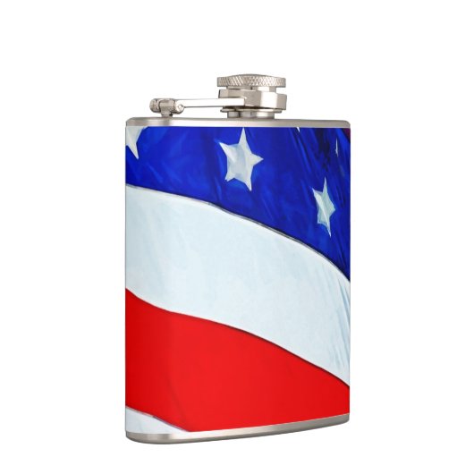 印象主義州統一された抽象芸術国旗 フラスク (右)