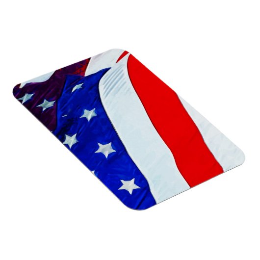 印象主義州統一された抽象芸術国旗 マグネット (右側)