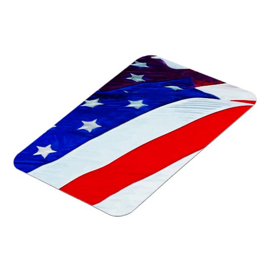 印象主義州統一された抽象芸術国旗 マグネット (左側)