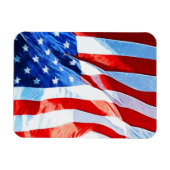 印象主義州統一された抽象芸術国旗 マグネット (横)