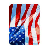 印象主義州統一された抽象芸術国旗 マグネット (縦)