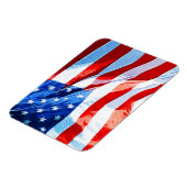 印象主義州統一された抽象芸術国旗 マグネット (左側)