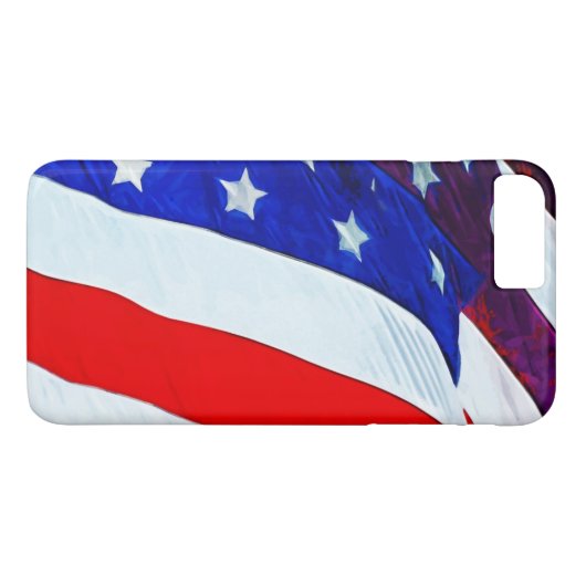 印象主義州統一された抽象芸術国旗 Case-Mate iPhoneケース (裏面(横))