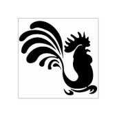 印象付きルースターシルエットアートスタンプ ラバースタンプ (インプリント)