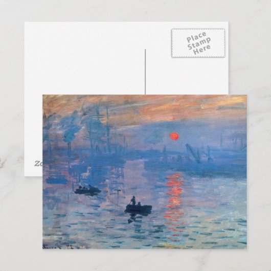 印象日の出 ポストカード (正面/裏面)