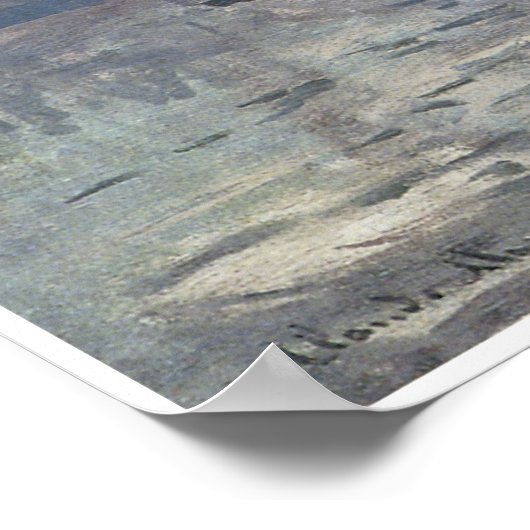 印象日の出， 1872 ポスター (角)