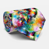 印象派お洒落のハミカラフルドリ ネクタイ (ロール)