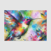 印象派お洒落のハミカラフルドリ 薄葉紙 (正面)