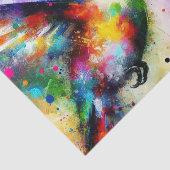 印象派お洒落のハミカラフルドリ 薄葉紙 (詳細)