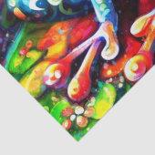 印象派お洒落のフローラカエルの切り離し 薄葉紙 (詳細)