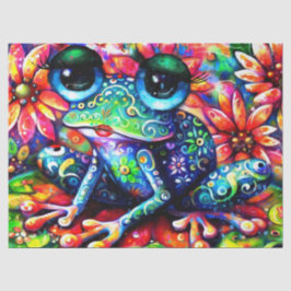 印象派お洒落のフローラカエルの切り離し 薄葉紙