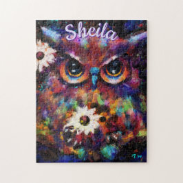 印象派お洒落フローラフウパーソナライズされたル ジグソーパズル