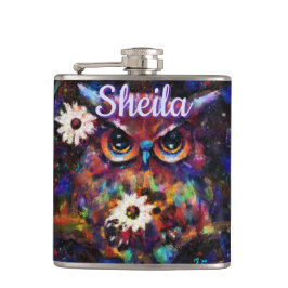 印象派お洒落フローラフウパーソナライズされたル フラスク