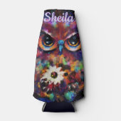 印象派お洒落フローラフウパーソナライズされたル ボトルクーラー (正面)