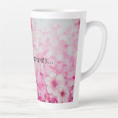 印象派さくらんぼの花 カフェラテマグ (右)