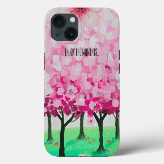 印象派さくらんぼの花 Case-Mate iPhoneケース (裏面)