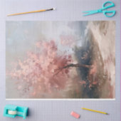 印象派さくらんぼ花の木の切り離し 薄葉紙