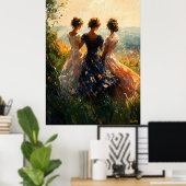 印象派で再考された三美神 ポスター (ホームオフィス)