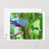 印象派のオマージュ葉書 ポストカード (正面/裏面)